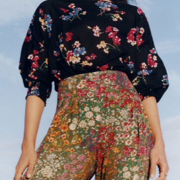 Anthropologie Maeve Floral Top - Picture 4 of 6